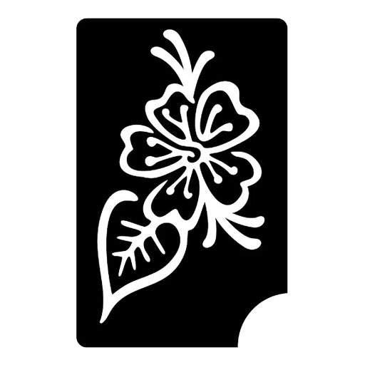 Art Factory | Glitter Tattoo Stencil - (100) Henna Flower - 5 Pack - #43