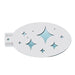 Bad Ass Mini 1015 - Face Painting Stencil - Diamond Stars