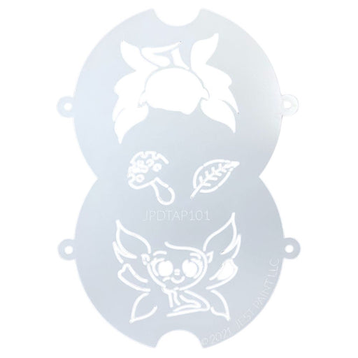 JPDTAP 101 Face Painting Double Stencil - Smiling Fairy