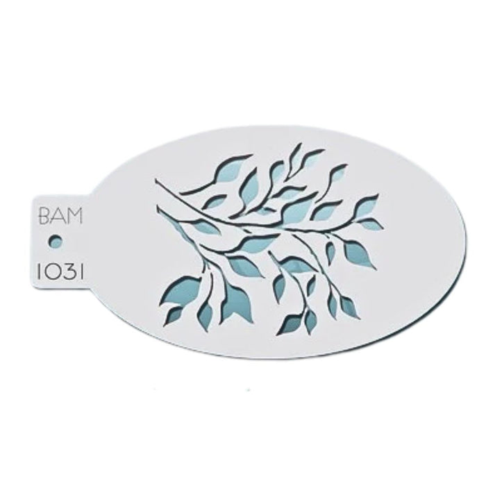 Bad Ass Mini 1031 - Face Painting Stencil - Tree
