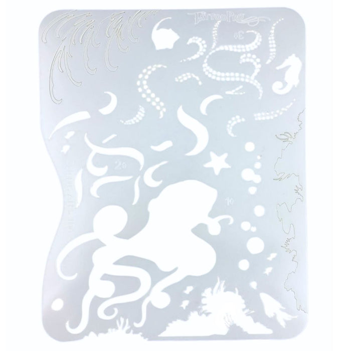 Tattoo Pro 106 - Body Painting Stencil - Octopus