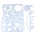 Tattoo Pro 109 - Body Painting Stencil - Flower and Leaf