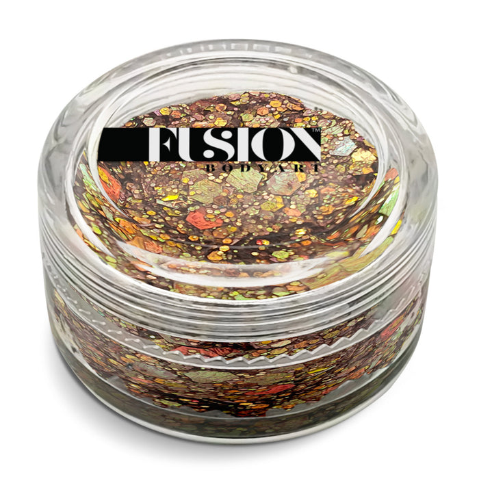 Fusion Body Art | Glitter Creams - AUTUMN LEAVES 10mL (Color Shifting)