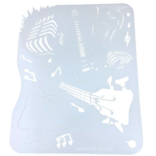 Tattoo Pro 116 - Body Painting Stencil - Rock & Roll