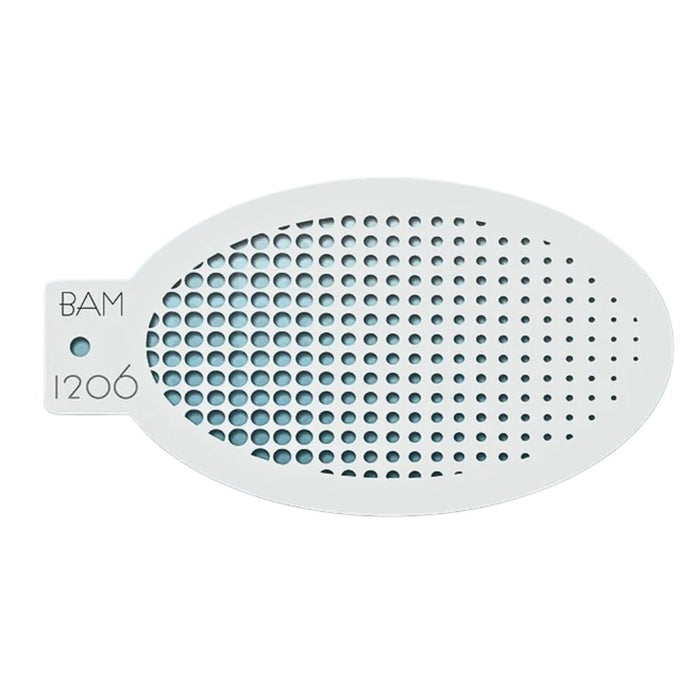 Bad Ass Mini 1206 - Face Painting Stencil - Dots