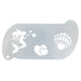 Diva Stencils | Face Painting Stencil | Valentine Mermaid (1252)