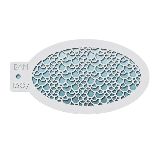 Bad Ass Mini 1307- Face Painting Stencil - Mini Scales