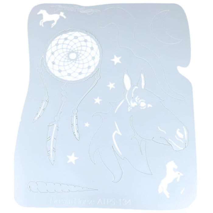 Tattoo Pro 134  - Body Painting Stencil - Dream Horse