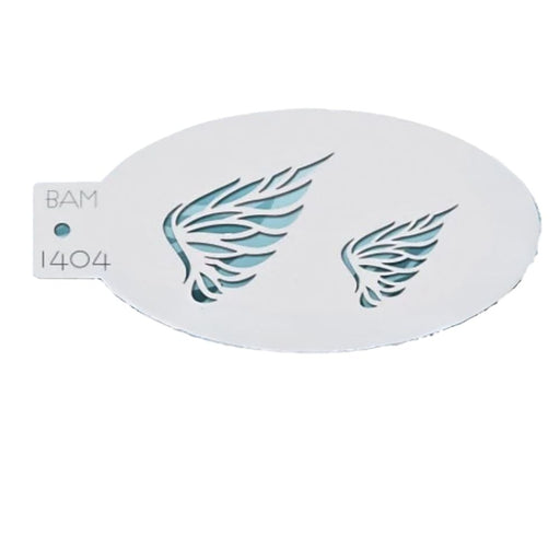 Bad Ass Mini 1404 - Face Painting Stencil - Faerie Wing