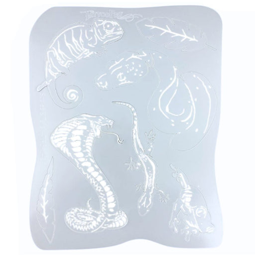 Tattoo Pro 140  - Body Painting Stencil - Scales & Tails