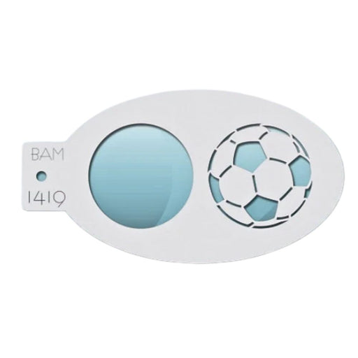 Bad Ass Mini 1419 - Face Painting Stencil - Soccer Ball