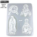 Tattoo Pro 155 | Air Brush Body Painting Stencil - Jesus and Mary