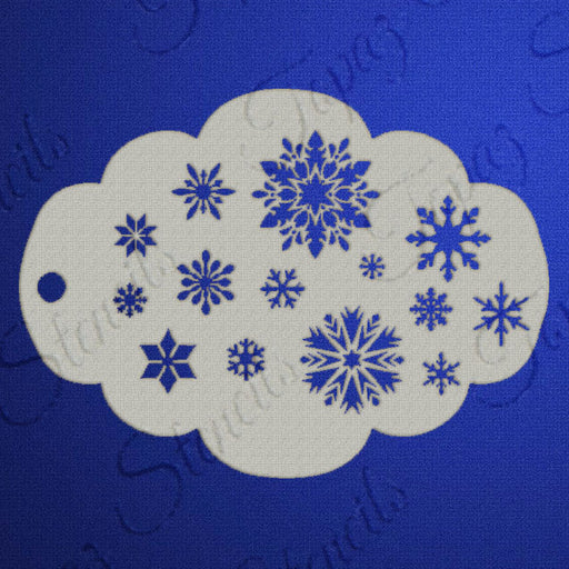 Topaz Stencils | Face Painting Stencil - BIG Baby, It's Cold Outside (01563)