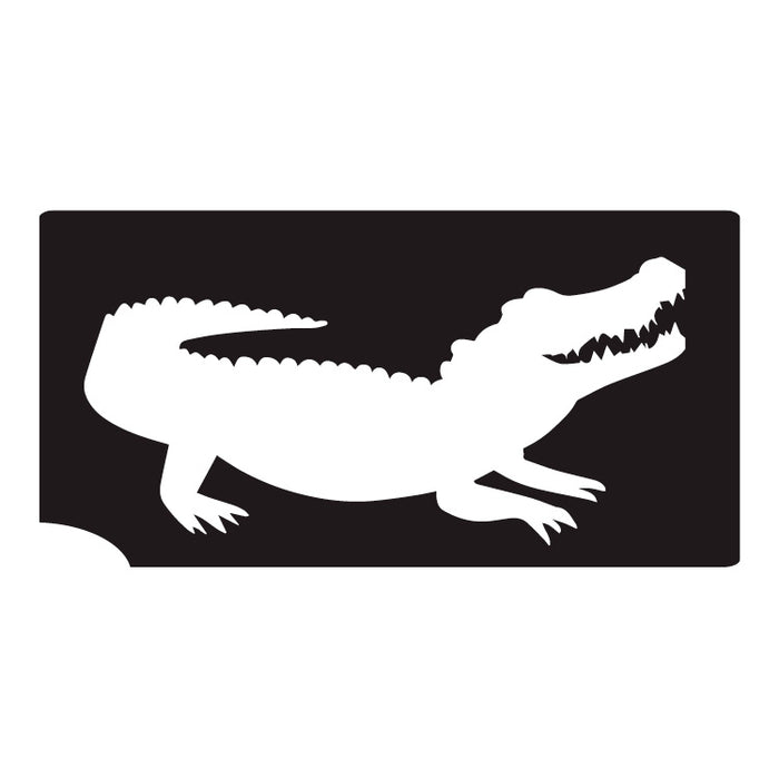 Art Factory | Glitter Tattoo Stencil - (159) Alligator - 5 Pack - #150