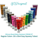 GTX Face Paint | Silicone Based Water Resistant CREAM KIT - Regular Colors  (15 x 25ml Easy Squeezy Tubes)