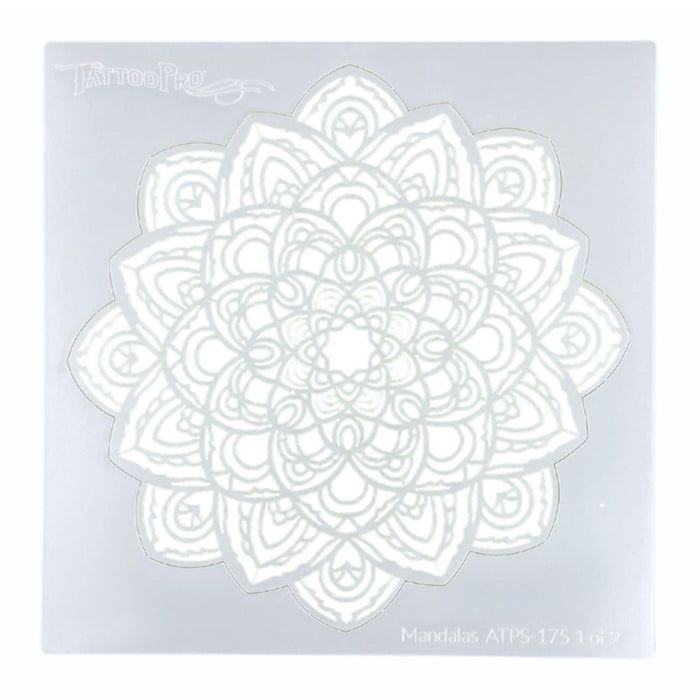 Tattoo Pro 175 - Body Painting Stencil - Mandalas 1