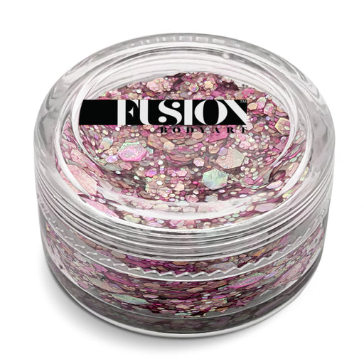 Fusion Body Art | Glitter Creams - PINK DELIGHT 10mL (UV Reactive)
