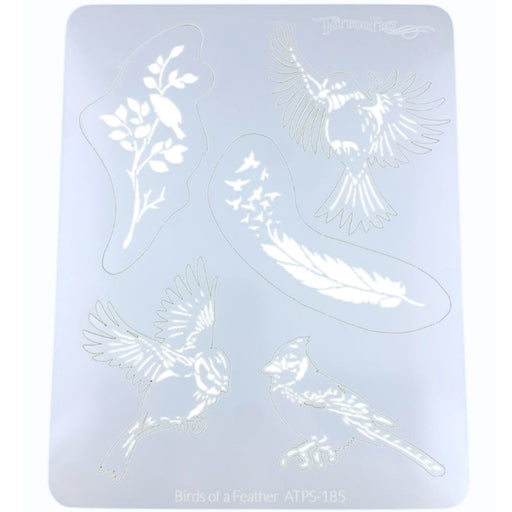 Tattoo Pro 185 | Air Brush Body Painting Stencil - Birds of a Feather