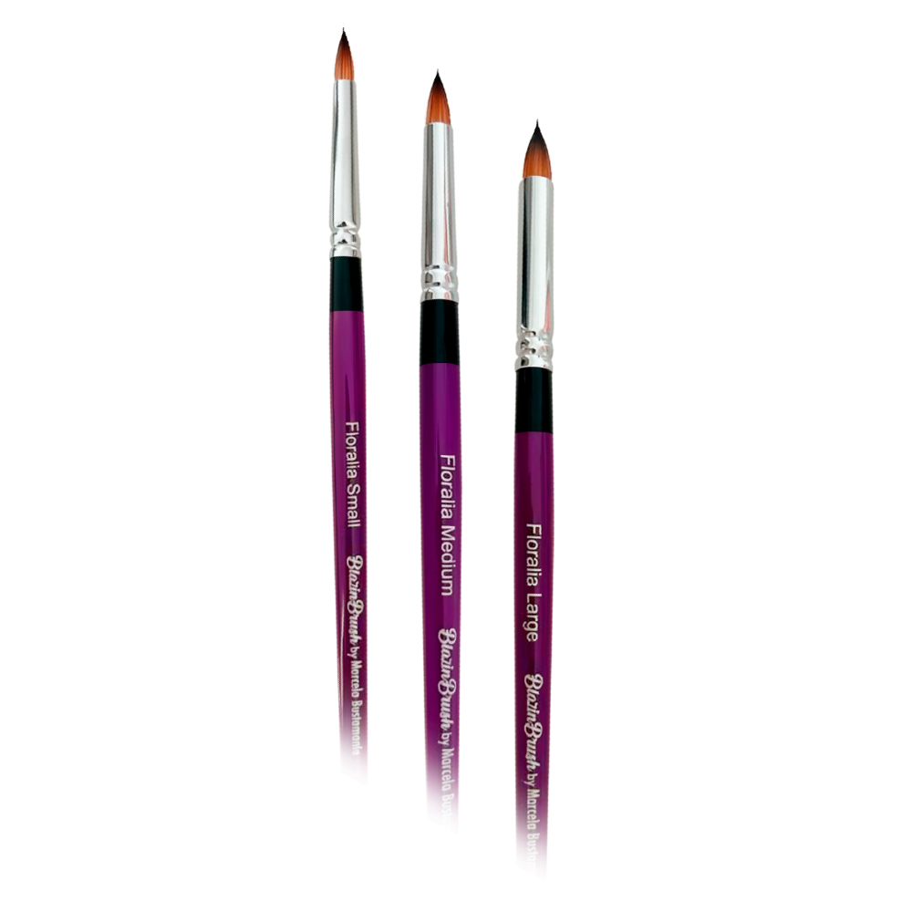 Blazin Brush | Face Painting Petal Brushes by Marcela Bustamante