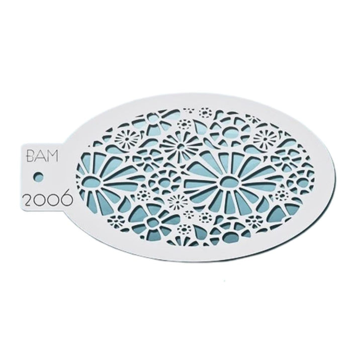 Bad Ass Mini 2006 - Face Painting Stencil - Daisies