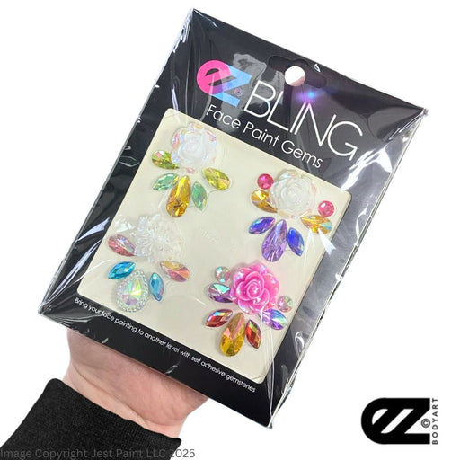 EZ BLING | Face Gem Clusters | Sparkly Bouquets Bling (4 Pieces)