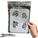Tattoo Pro 205 - Body Painting Stencil - Flourishes