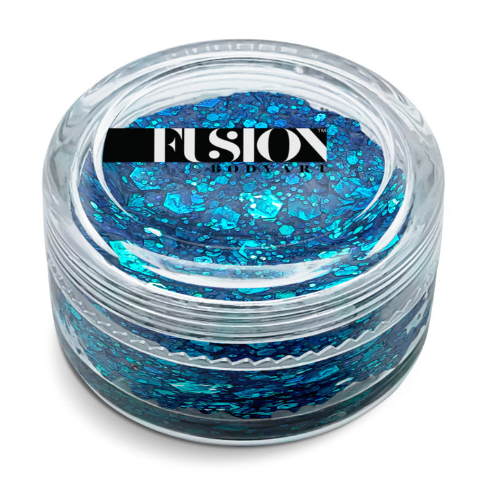 Fusion Body Art | Glitter Creams - OCEAN DIVE 10mL (Color Shifting)