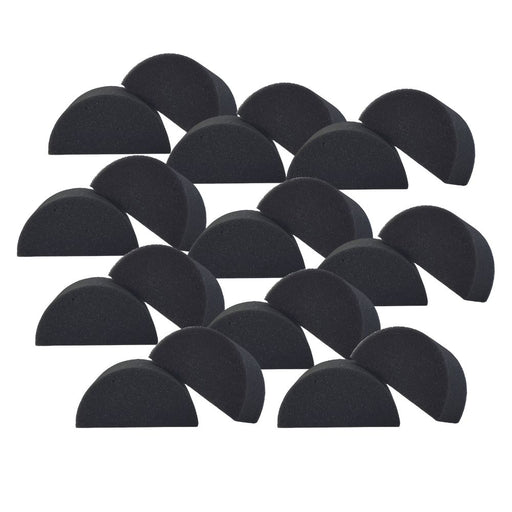 Splash Face Painting Sponges by Jest Paint | HIGH DENSITY | HALF MOON (20 pieces)