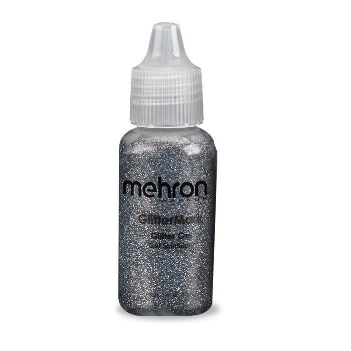 Face Painting Glitter Gel- Mehron GlitterMark - Black  w/ Fine Tip   #13