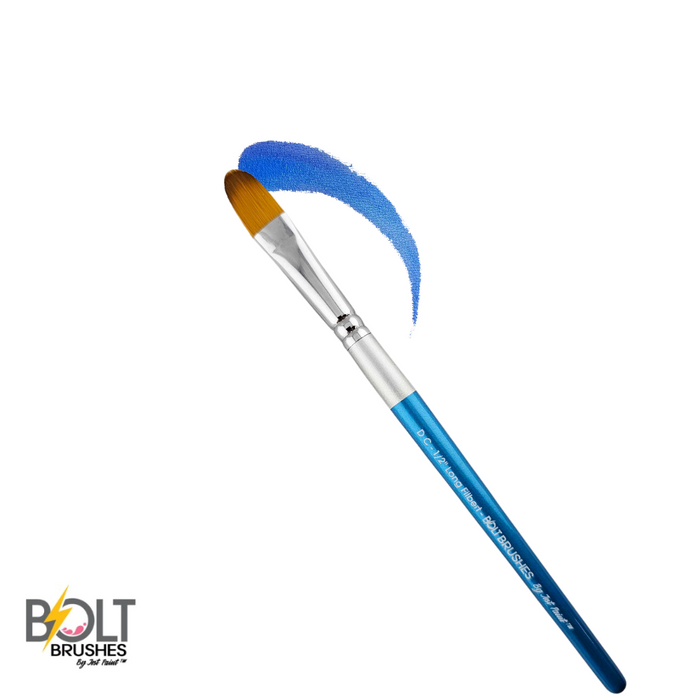  Bolt Face Painting Brushes by Jest Paint - Small Firm Blender