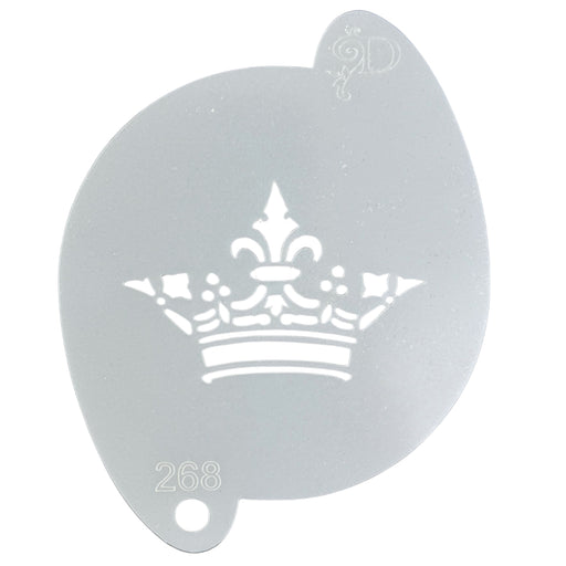 Diva Stencils | Face Painting Stencil | Queen's Crown #2 (268)
