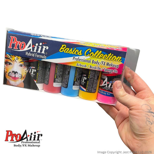 ProAiir Alcohol Based Hybrid Airbrush Body Paint Set | 6 Basic - 2oz Bottles  #3