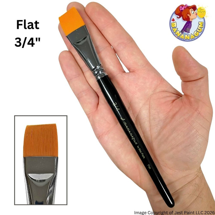 Bananagum | Face Painting Brush by Mai Park -  Flat 3/4"