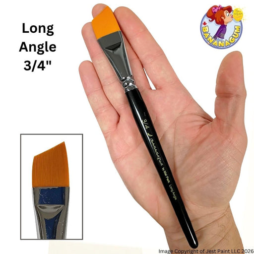 Bananagum | Face Painting Brush by Mai Park -  Long Angle 3/4"