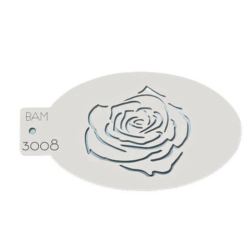 Bad Ass Mini 3008 -Face Painting Stencil - Rose
