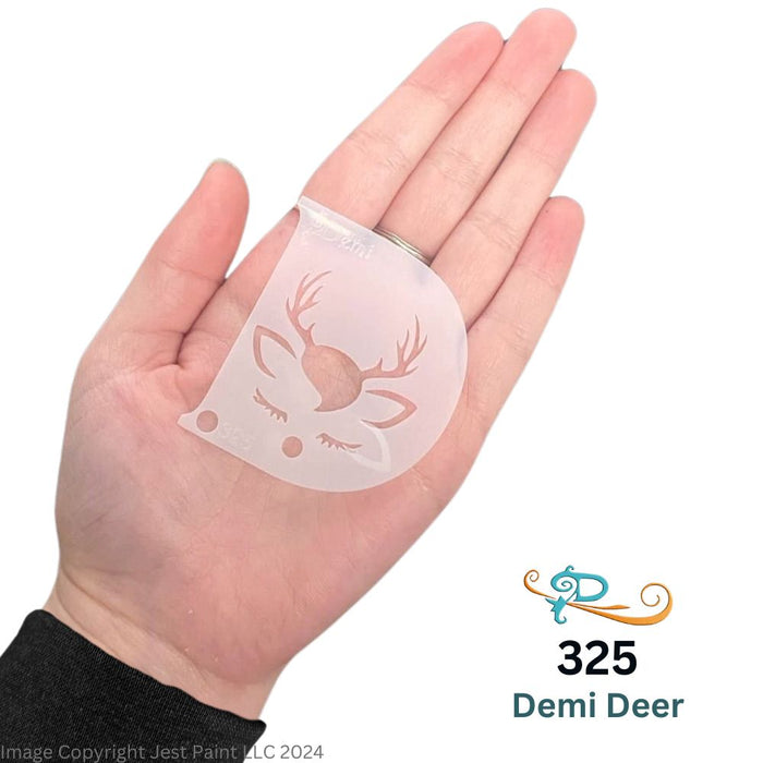 Diva Stencils | Face Painting Stencil | Demi Deer (325)