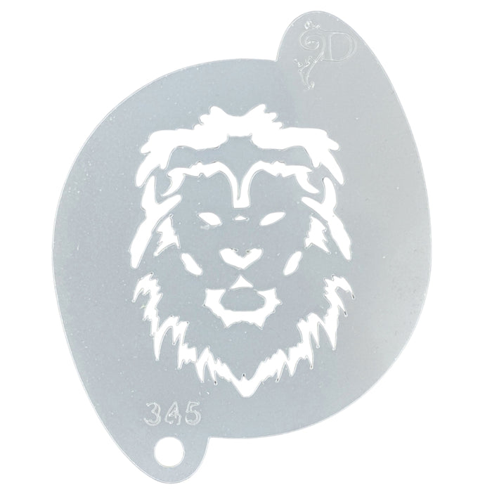Diva Stencils | Face Painting Stencil | Lion (345)