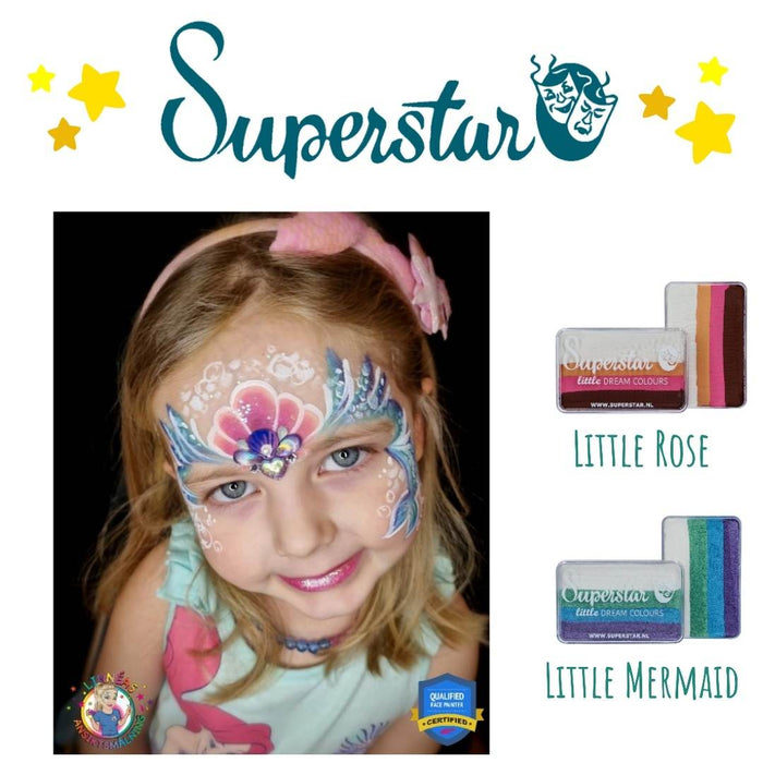 Superstar Face Paint | Little Dream Colours Rainbow Cake - Little MERMAID - 30gr