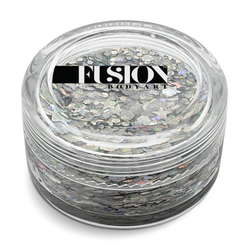 Fusion Body Art | Glitter Creams - TWINKLE STARS 10mL (UV Reactive)