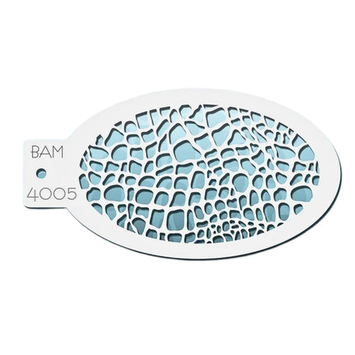 Bad Ass Mini 4005 - Face Painting Stencil - Amphibious Scales