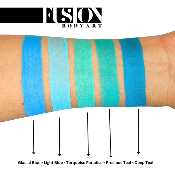Fusion Body Art Pearl Metallic Gold Face Paint Swatch 