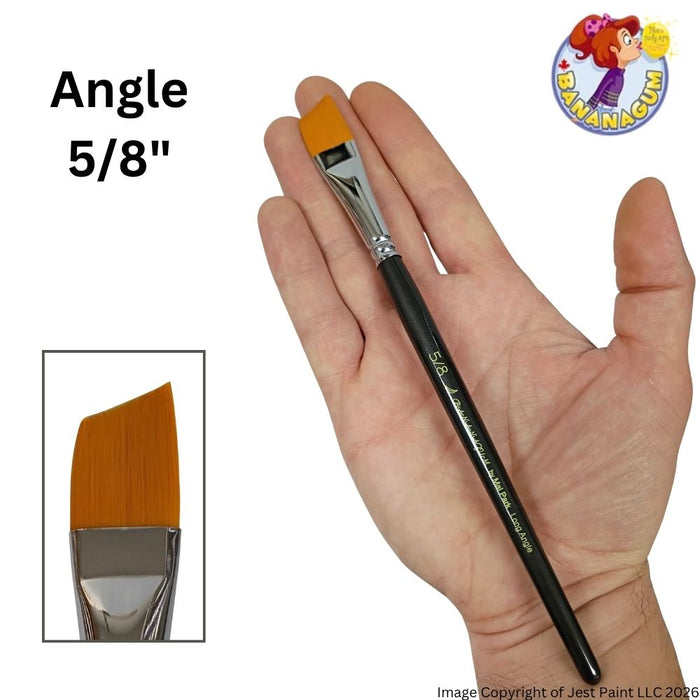 Bananagum | Face Painting Brush by Mai Park -  Long Angle 5/8"