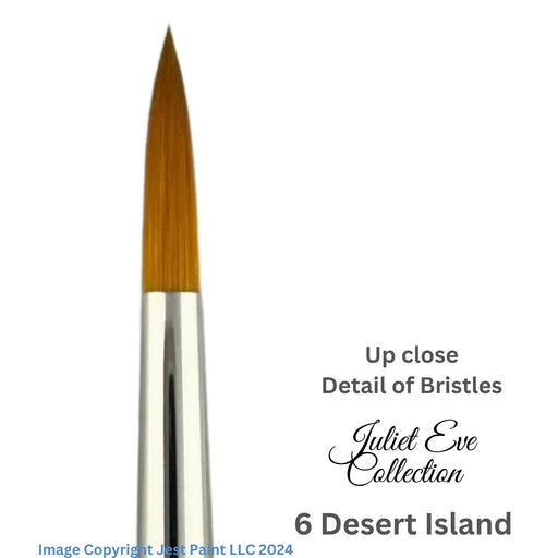 Juliet Eve Collection  | Face Painting Brush - Round - DESERT ISLAND #6