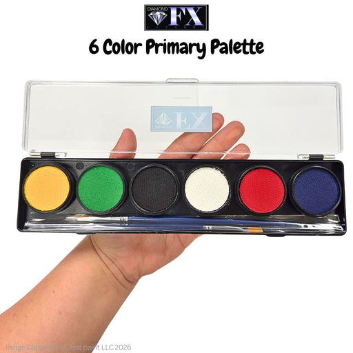 Diamond FX Face Paint - 6 Color Essential  Palette