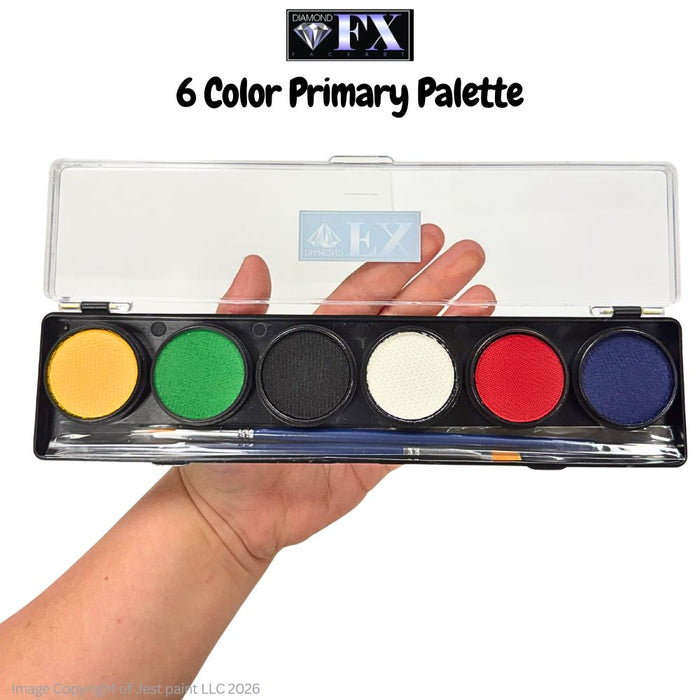 Diamond FX Face Paint - 6 Color Essential  Palette
