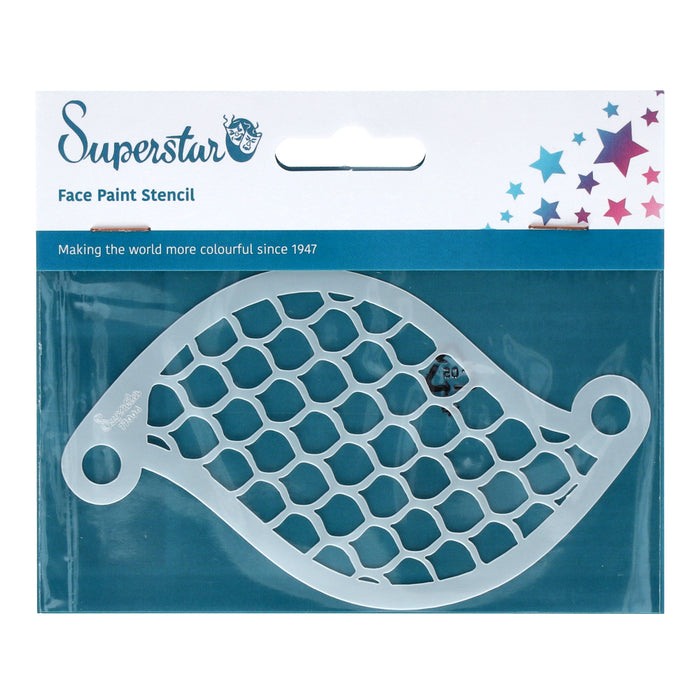 Superstar  | Face Painting Stencil - Scales   77004