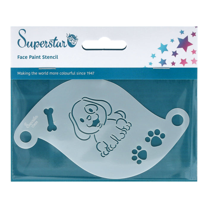 Superstar  | Face Painting Stencil - Cute Dog   77051