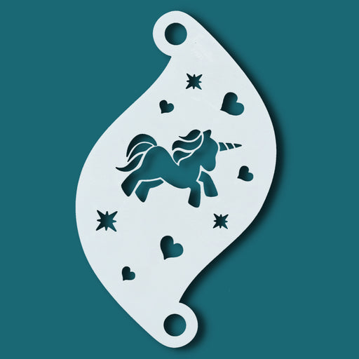 Superstar  | Face Painting Stencil - Charming Unicorn 77071