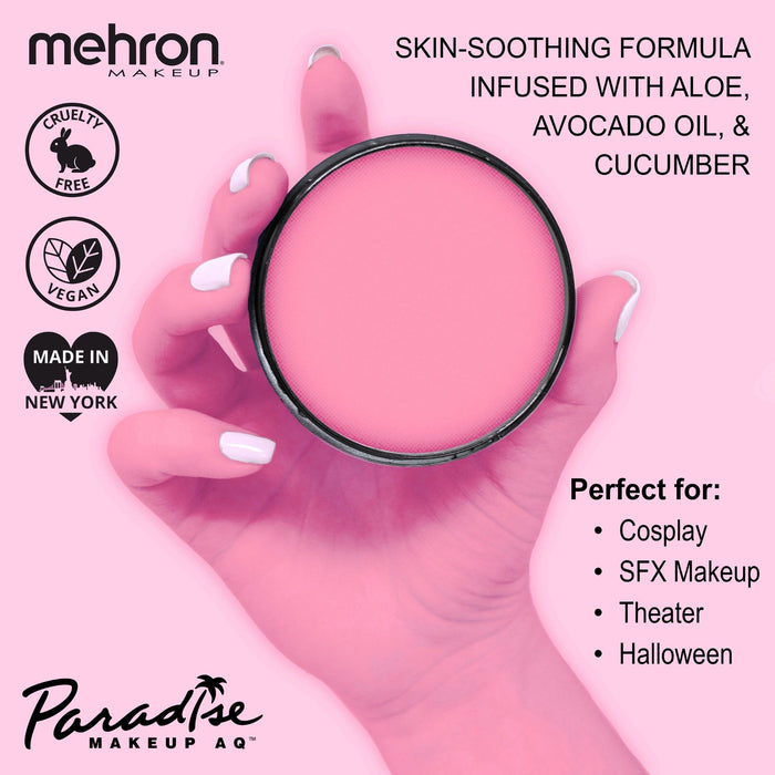 Paradise Face Paint By Mehron | Pastel Pink 40gr