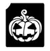 Art Factory | Glitter Tattoo Stencil - (855) Pumpkin Jack O Lantern - 5 Pack -  #175
